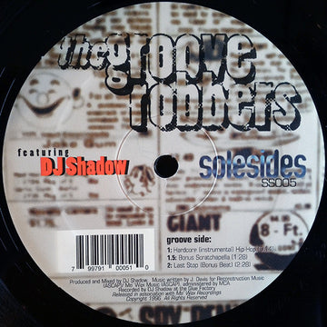 DJ Shadow And The Groove Robbers / Chief Xcel Featuring The Gift Of Gab And Lateef The Truth Speaker : Hardcore (Instrumental) Hip Hop / Fully Charged On Planet X (12")