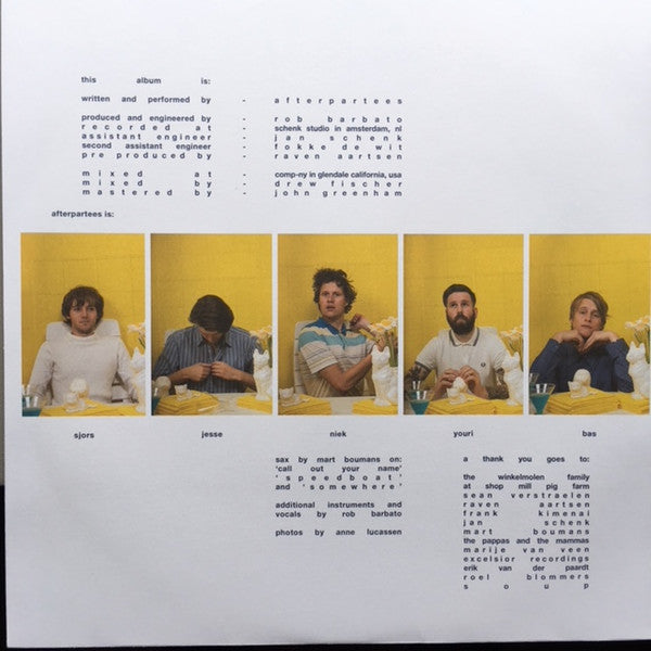 Afterpartees : Life Is Easy (LP, Album, Ltd, Yel + CD, Album, Promo)