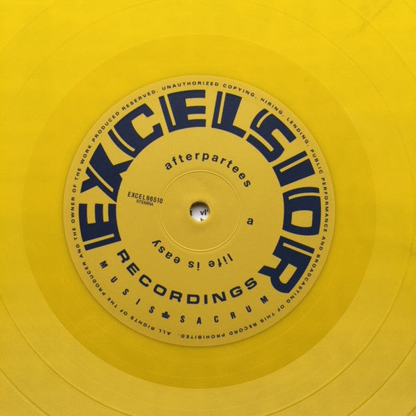 Afterpartees : Life Is Easy (LP, Album, Ltd, Yel + CD, Album, Promo)