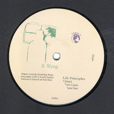 Richard Ryan Wenger : Life Principles (12", RP)