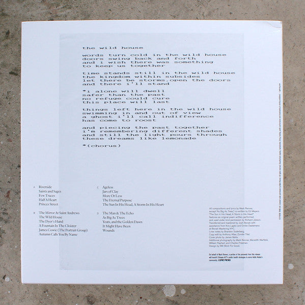 Mark Renner : Few Traces  (2xLP, Comp)