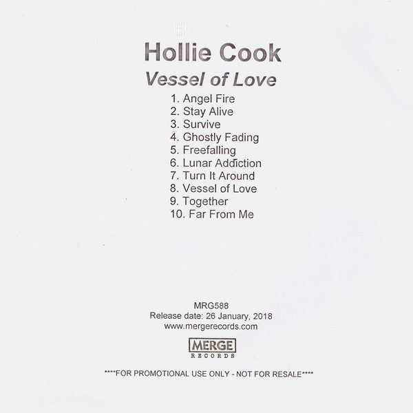 Hollie Cook : Vessel Of Love (CDr, Album, Promo)