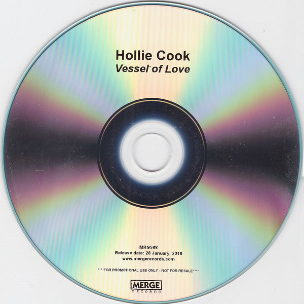 Hollie Cook : Vessel Of Love (CDr, Album, Promo)
