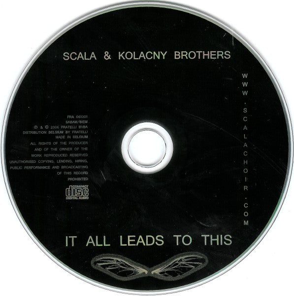 Scala & Kolacny Brothers : It All Leads To This (2xCD, Album, Ltd, Dig)