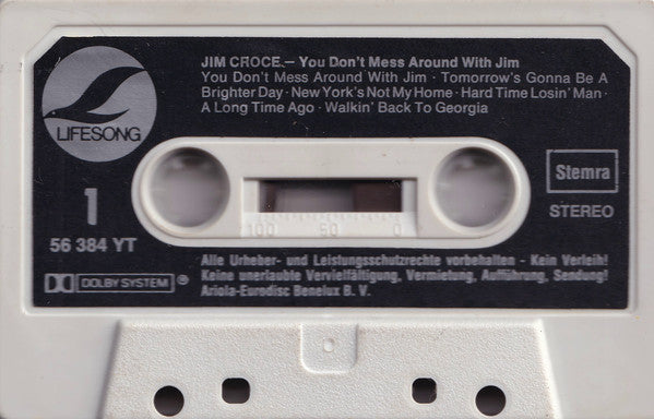 Jim Croce : You Don't Mess Around With Jim (Cass, Album, RE, Dol)