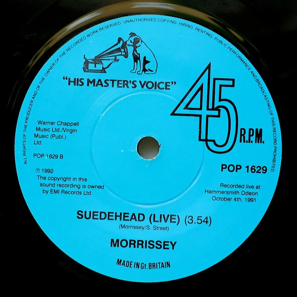 Morrissey : We Hate It When Our Friends Become Successful (7", Single)
