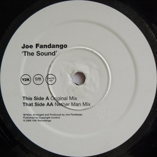 Joe Fandango : The Sound (12", Ltd)