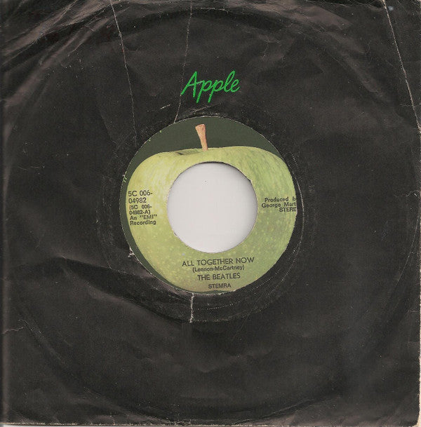 The Beatles : All Together Now (7", Single, Big)