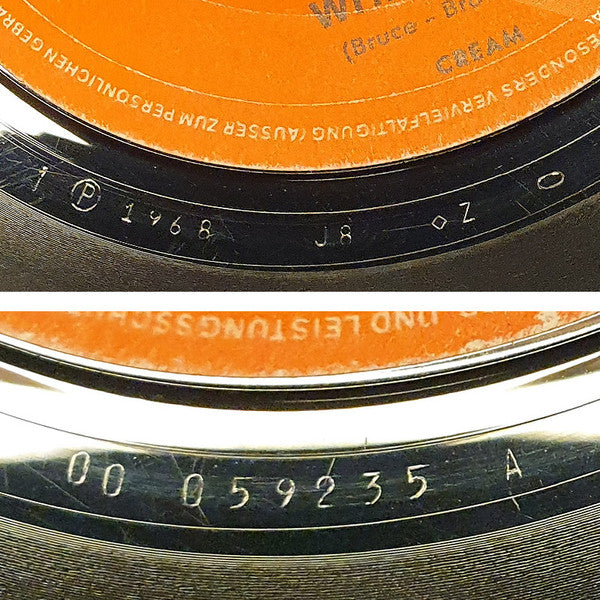 Cream (2) : White Room (7", Single, Mono)