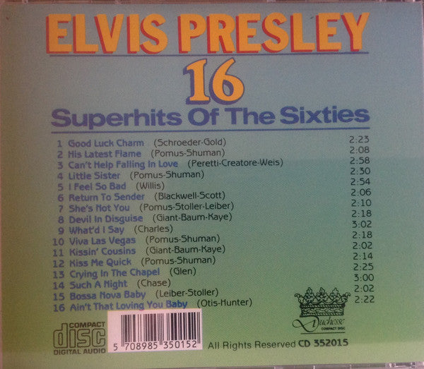 Elvis Presley : 16 Superhits Of The Sixties (CD, Comp)