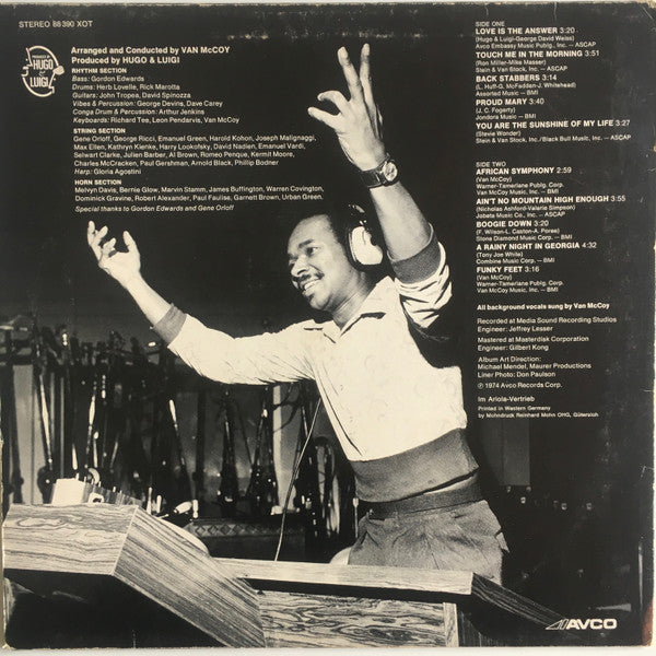 Van McCoy And The Soul City Symphony* : Love Is The Answer (LP, Album)
