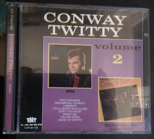 Conway Twitty : Volume 2 - Sings - Saturday Night With Conway Twitty (CD, Comp)