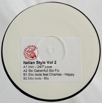 Various : Italian Style Volume 2 (12", W/Lbl, Sti)