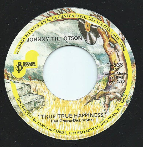 Johnny Tillotson : True True Happiness (7", Single)