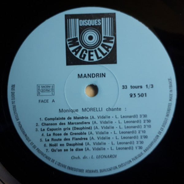 Monique Morelli : Mandrin (LP)