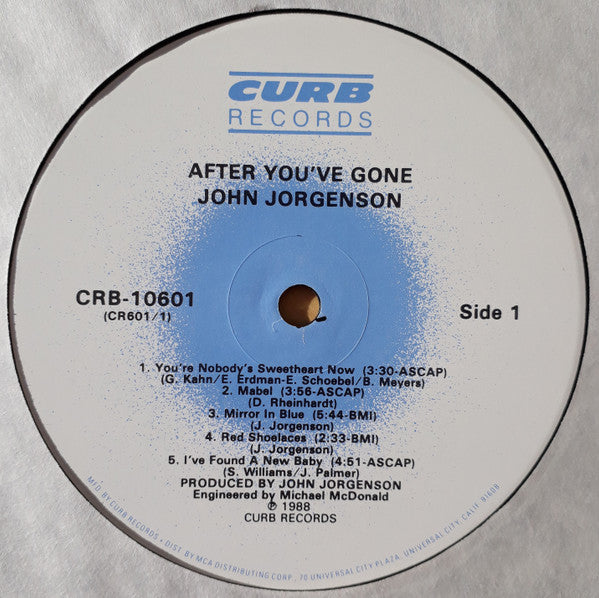 John Jorgenson : After You've Gone (LP, Album)