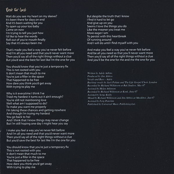 Adele (3) : 19 (CD, Album)