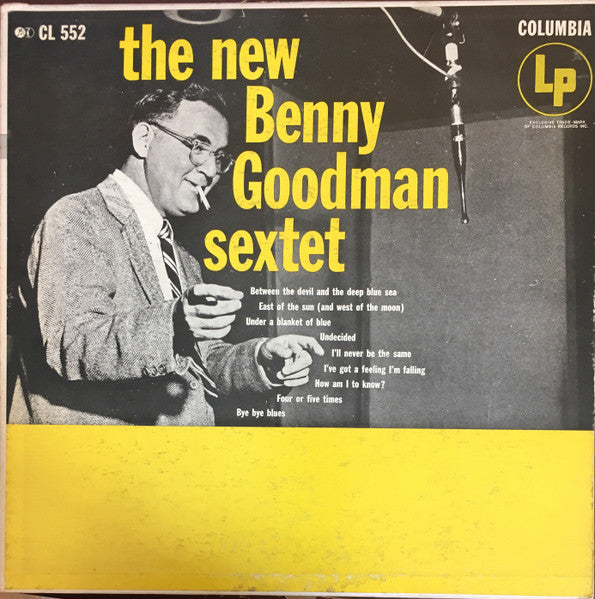 Benny Goodman Sextet : The New Benny Goodman Sextet (LP, Album, Mono)