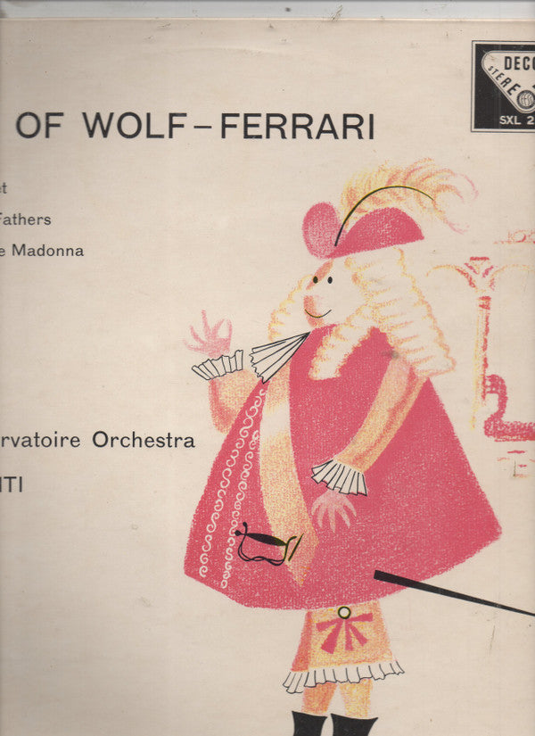 Ermanno Wolf-Ferrari, Nello Santi, Orchestre De La Société Des Concerts Du Conservatoire : Music Of Wolf-Ferrari (LP, Album, RP)