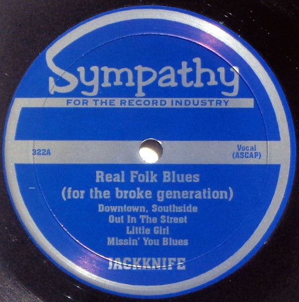 Jackknife : Real Folk Blues (For The Broke Generation) (10", EP)