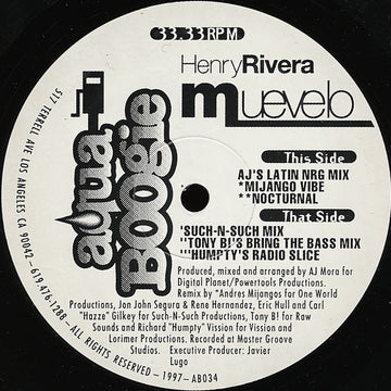 Henry Rivera : Muevelo (12")