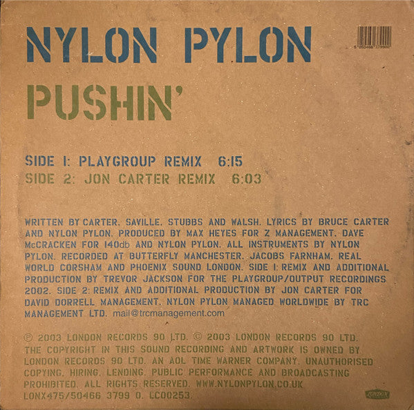 Nylon Pylon : Pushin' (12")