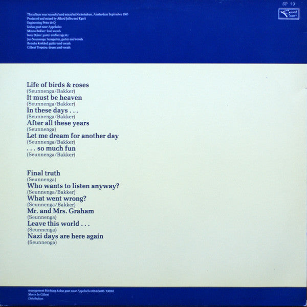 Kobus Gaat Naar Appelscha : Leave This World..... (LP)