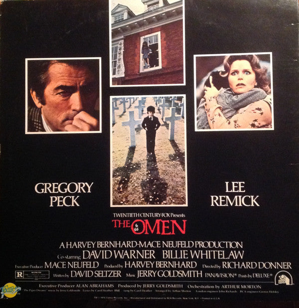 Jerry Goldsmith : The Omen - Original Motion Picture Soundtrack (LP, Album)