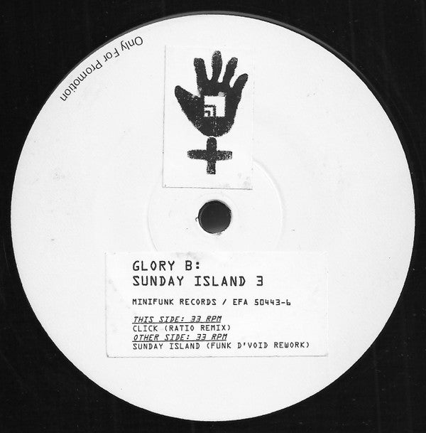 Glory B : Sunday Island 3 (12", Promo, W/Lbl)