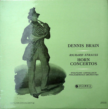 Dennis Brain · Richard Strauss – Wolfgang Sawallisch, Philharmonia Orchestra : Horn Concertos (LP, Mono, RP)