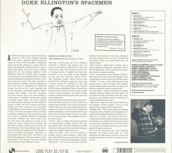 Duke Ellington's Spacemen : The Cosmic Scene (LP, Album, Ltd, RE, RM, Aud)