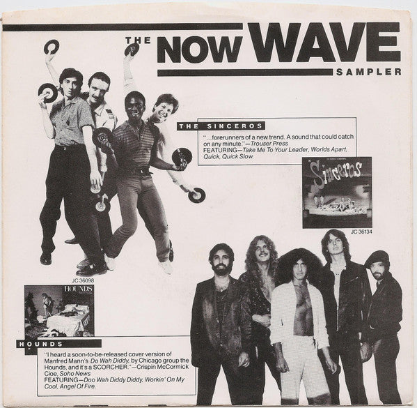 Various : The Now Wave Sampler (7", EP, Promo, Smplr, Styrene)