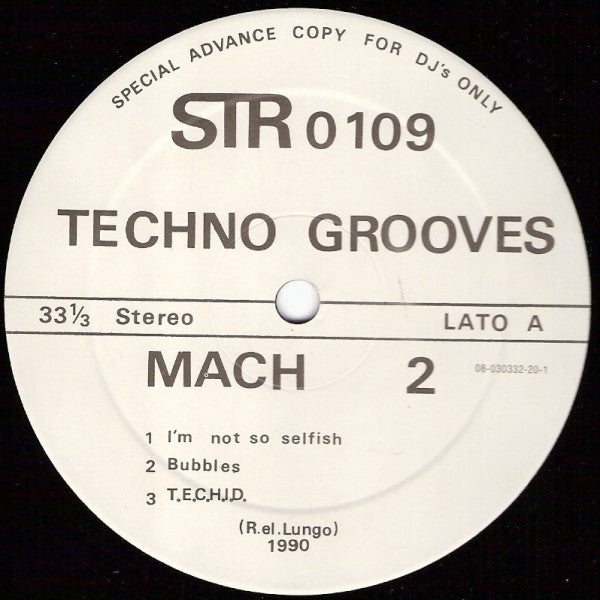 Techno Grooves : Mach 2 (12", Advance)