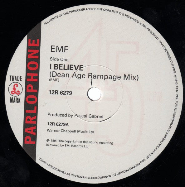 EMF : I Believe (12", Single)