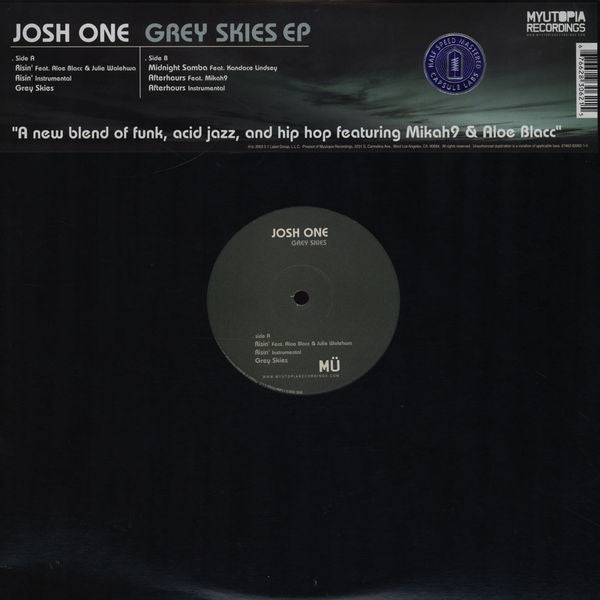 Josh One : Grey Skies EP (12", EP)