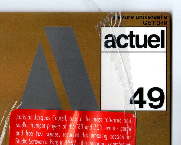 Jacques Coursil : Black Suite (LP, Album, RE, 180)