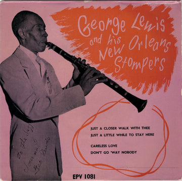 George Lewis And His New Orleans Stompers : New Orleans Jazz, Vol. 2 (7", EP)