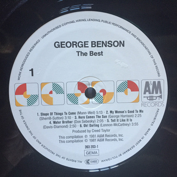 George Benson : The Best (LP, Comp, RE)