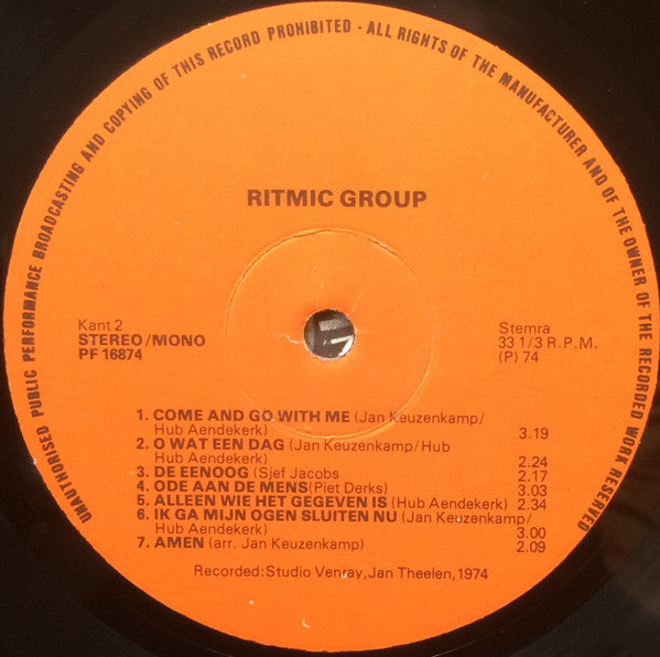 Ritmic Group : Ritmic Group (LP)