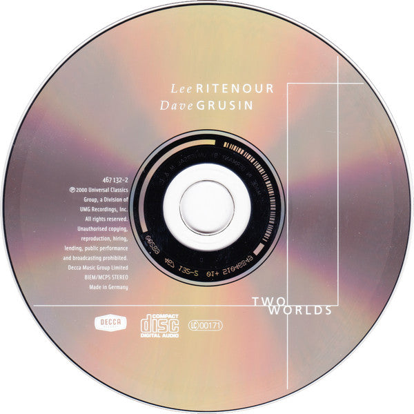 Lee Ritenour & Dave Grusin : Two Worlds (CD, Album)