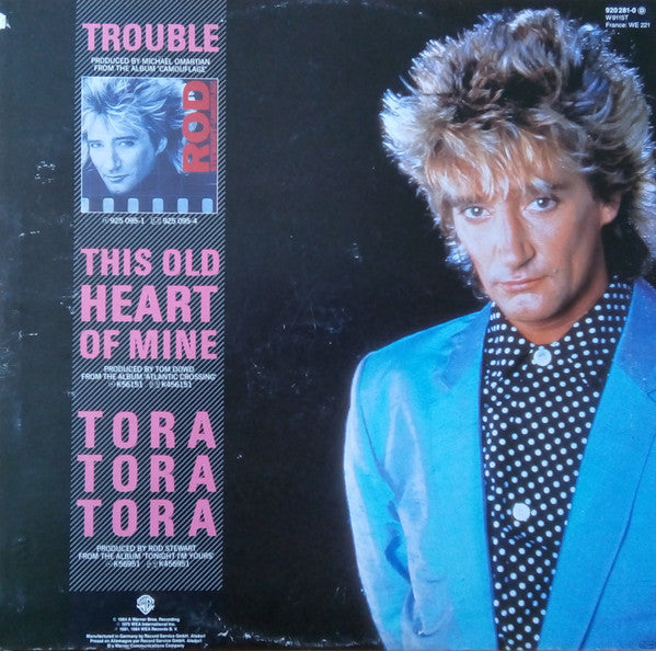Rod Stewart : Trouble (12", Maxi)