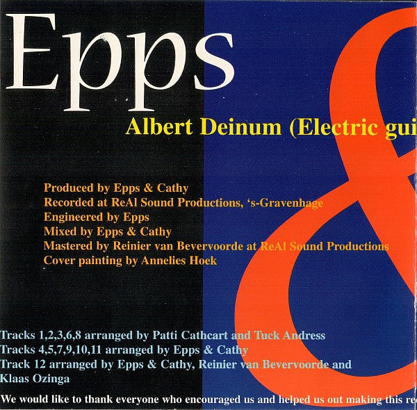 Epps & Cathy : Epps & Cathy (CD, Album)