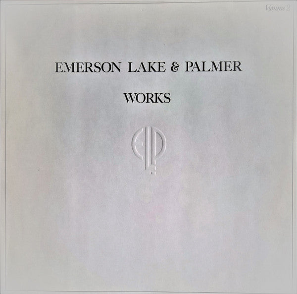 Emerson, Lake & Palmer : Works Volume 2 (LP, Album, Emb)