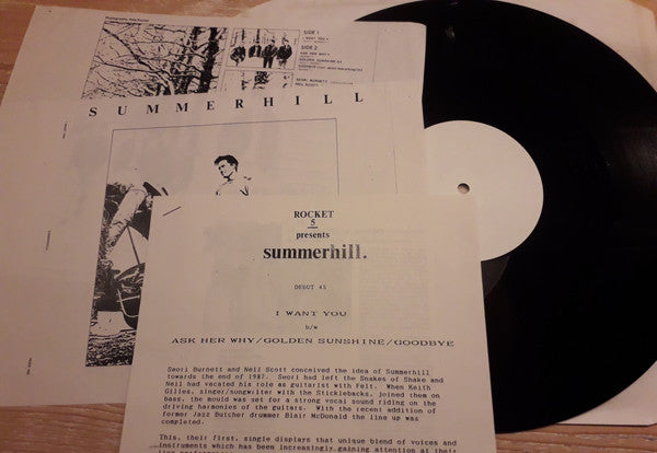 Summerhill (2) : I Want You (12", EP, W/Lbl)