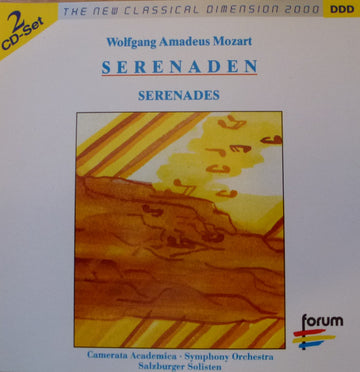 Wolfgang Amadeus Mozart, Camerata Academica (2), Salzburger Solisten (2) : Serenaden (2xCD)