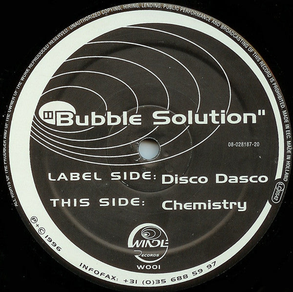 Bubble Solution : Disco Dasco (12")