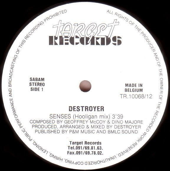 Destroyer : Senses (12")