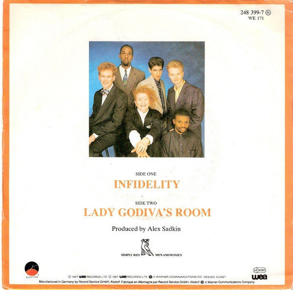 Simply Red : Infidelity (7", Single)