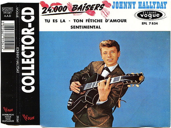 Johnny Hallyday : 24.000 Baisers (CD, EP, RE, Sli)