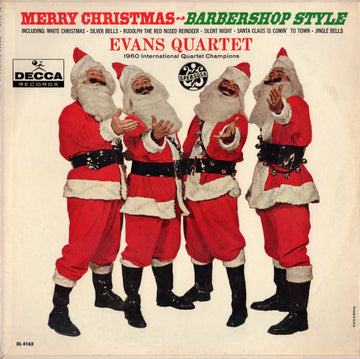 Evans Quartet : Merry Christmas - Barbershop Style (LP, Album, Mono)